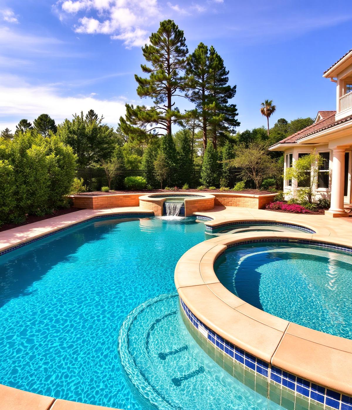 Beautiful residential pool